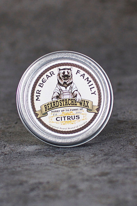 Mr Bear Family - Beard Stache Wax Citrus